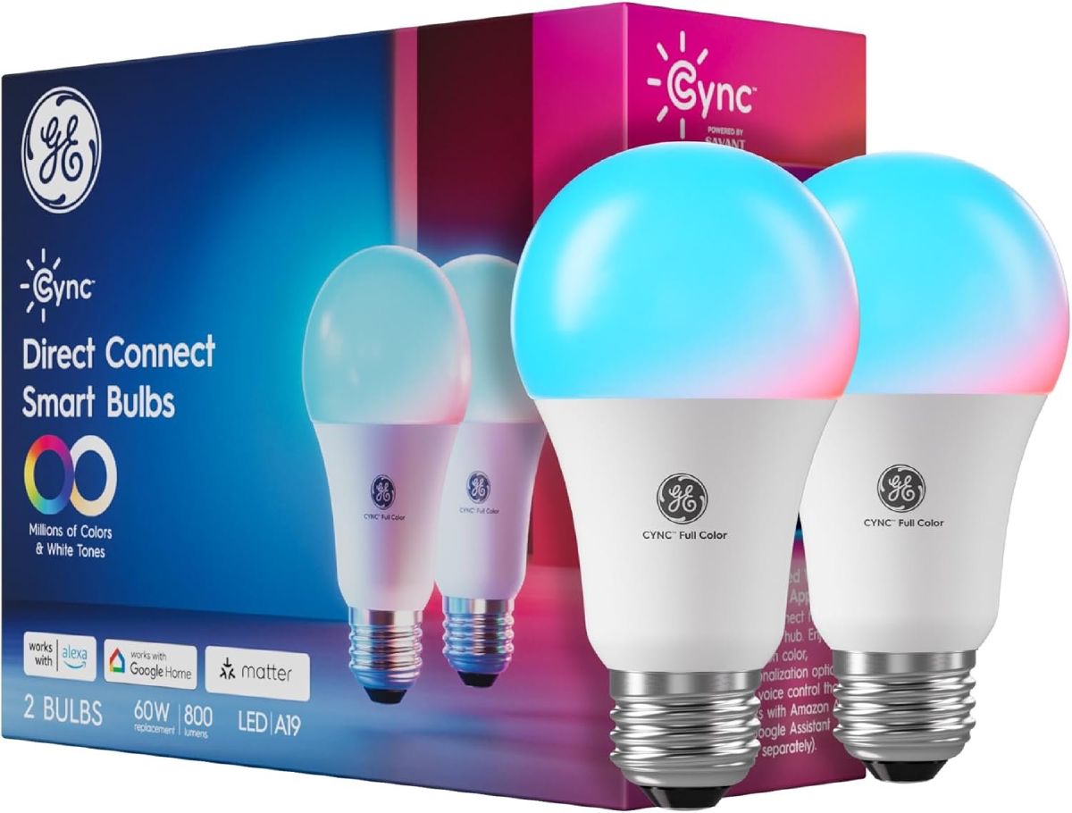 GE Cync C-Sleep smart bulb designed for bedroom sleep and circadian rhythm lighting