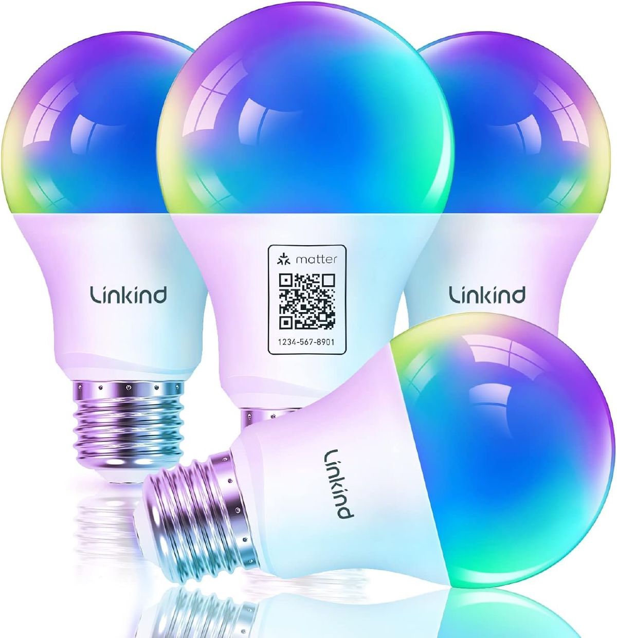 Linkind Matter certified A19 smart bulb affordable option for bedroom lighting