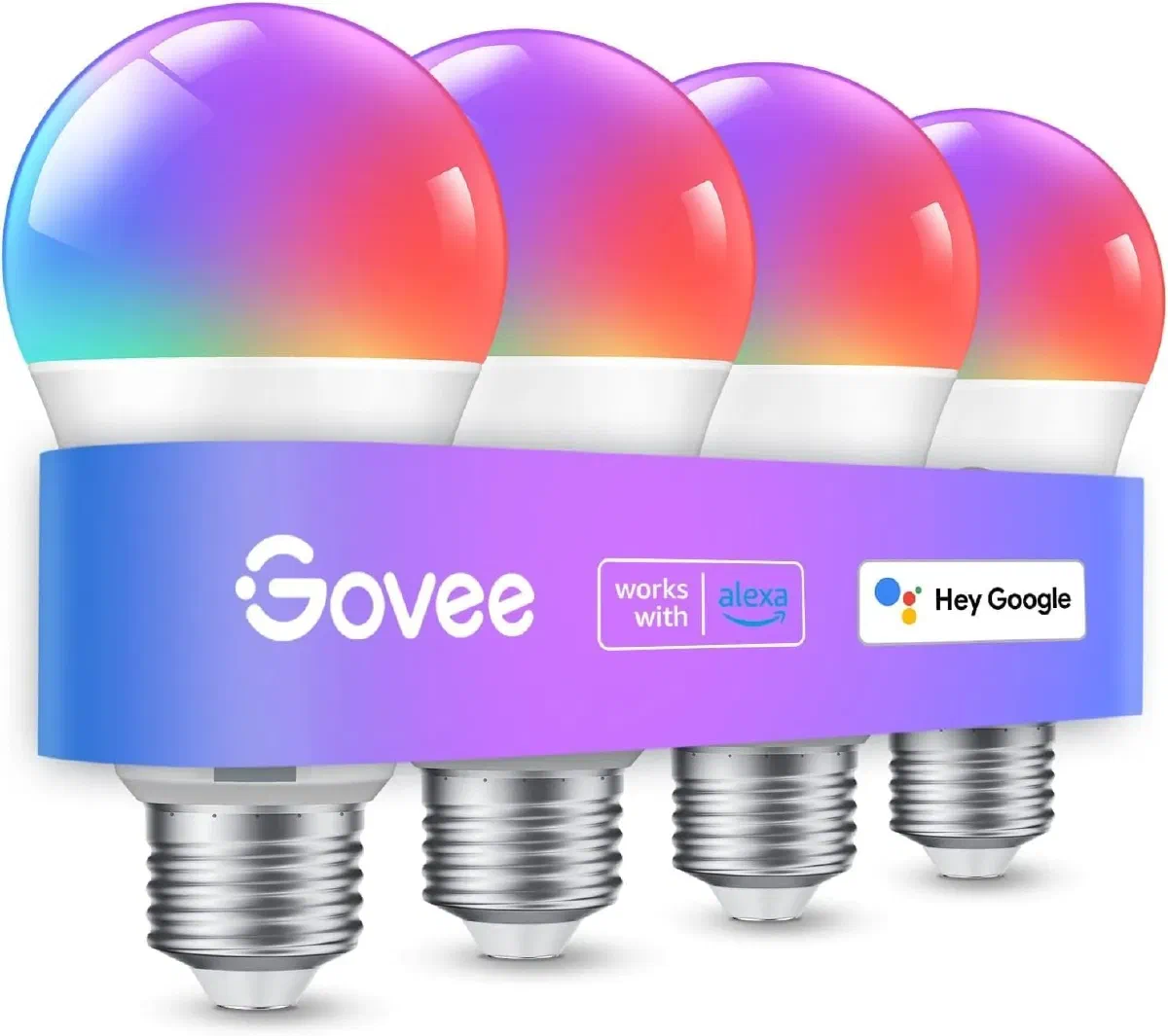 Govee smart LED color changing bulb with music sync for bedroom ambiance